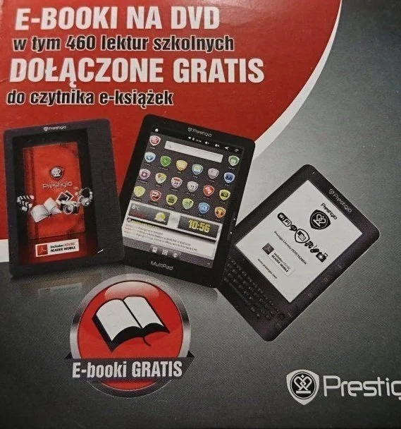 Ostatnie sztuki E-BOOKI NA DVD W TYM 460 LEKTUR SZKOLNYCH GRATIS