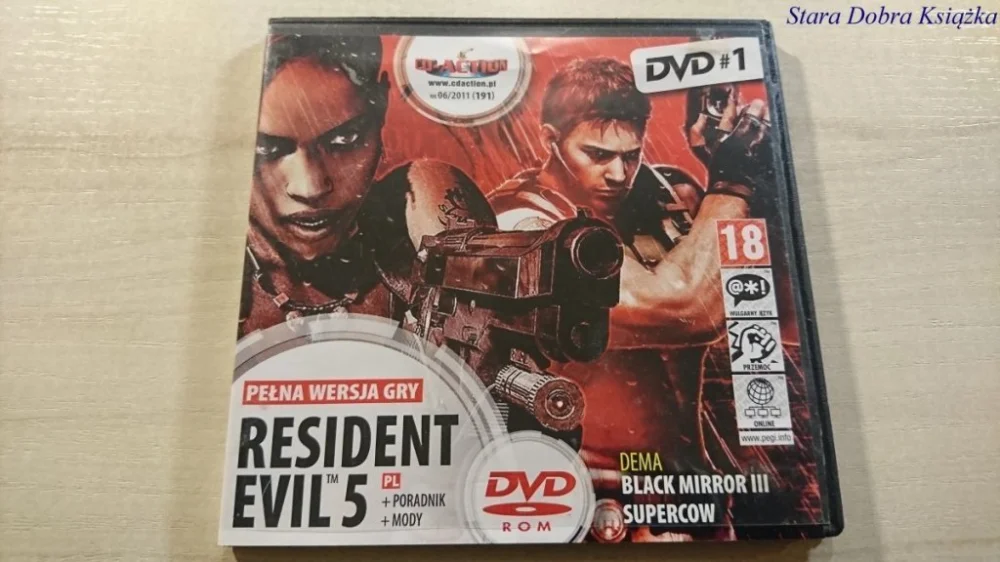 CD-ACTION NR 06/2011 (191) RESIDENT EVIL 5 PEŁNA Darmowy zwrot