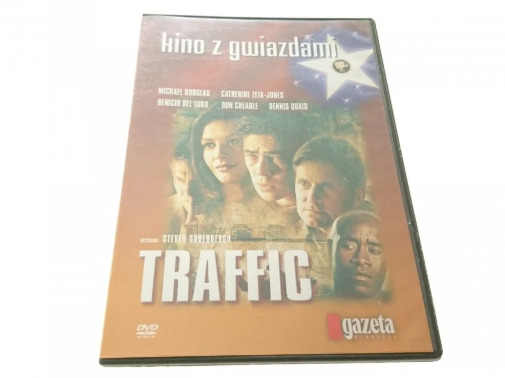 Darmowy zwrot TRAFFIC DVD KINO Z GWIAZDAMI.