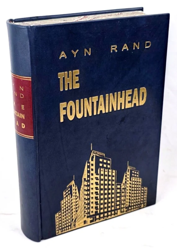 Nie przegap Ayn Rand - The Fountainheadpremium leather rebound