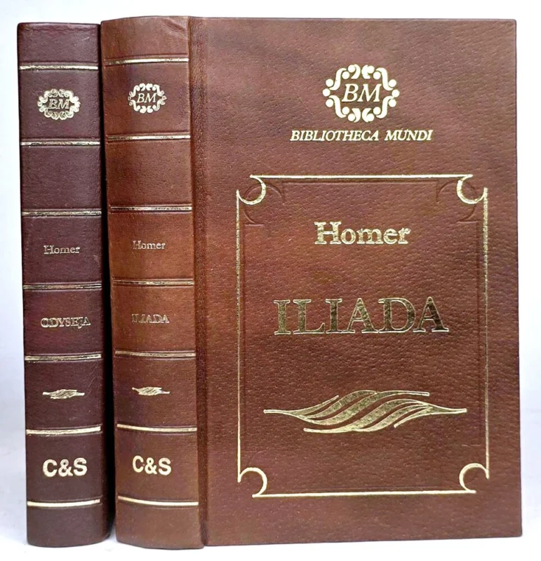 HOMER - ILIADA, ODYSEJA oprawa skóra Kup online