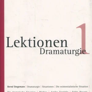 Najlepsza cena Stegemann B.: Lektionen Dramaturgie 1