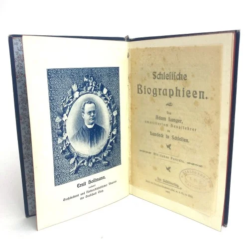 [śląskie biografie]. Langer Adam - Schlesische Biographieen. Darmowy zwrot